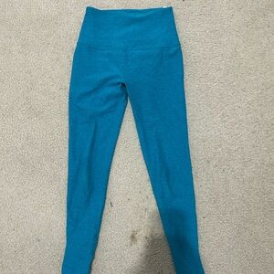 Beyond Yoga Teal High-Waisted Leggings